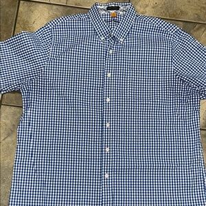 Tailor Vintage Blue and White Checkered Shirt